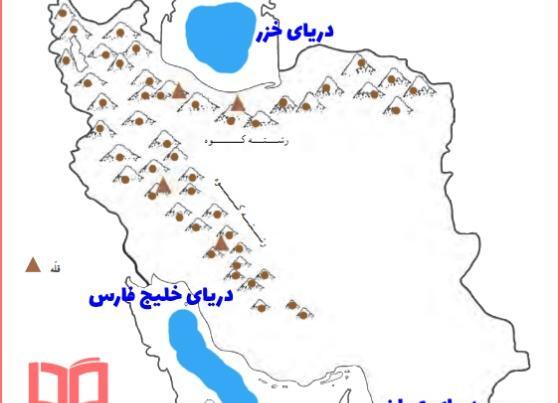 عکس نقشه ایران برای کلاس چهارم