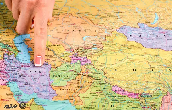 عکس ایران در نقشه جهان