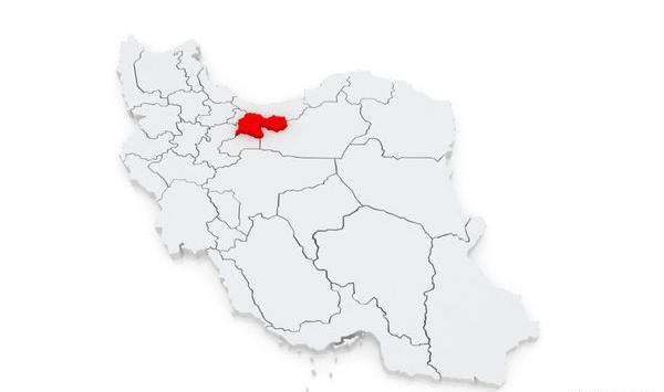 عکس تهران در نقشه ایران
