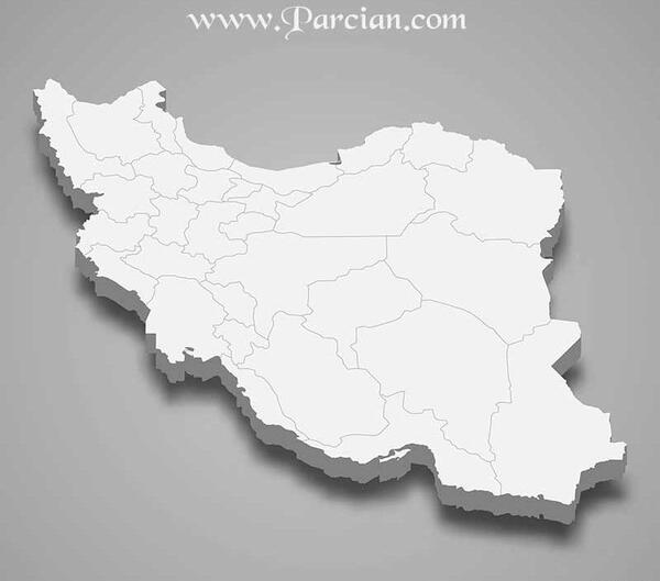 عکس نقشه ایران برای نقاشی کشیدن