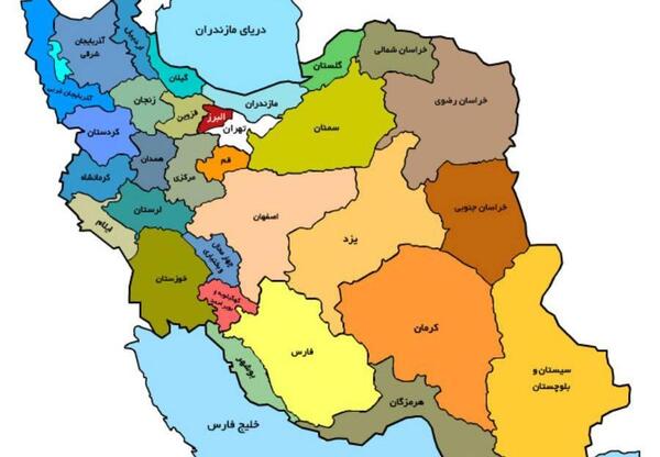 عکس نقشه ایران نقاشیش