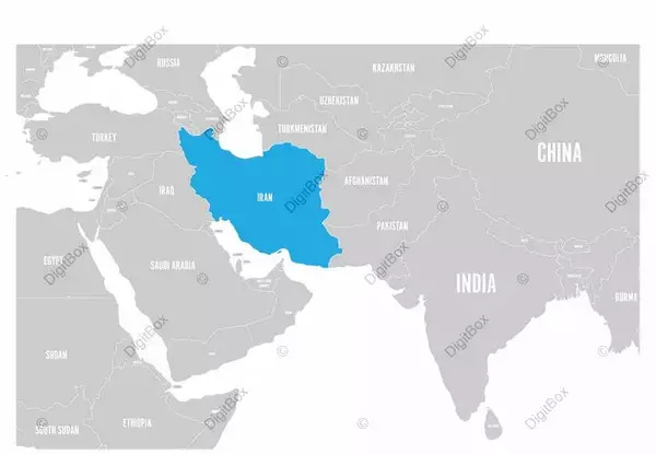 دانلود عکس نقشه ایران با کیفیت بالا