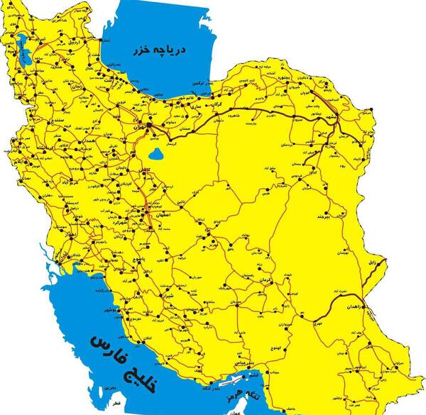 دانلود عکس نقشه ایران با کیفیت بالا