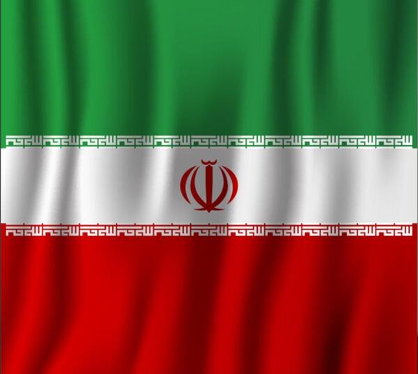 عکس نقشه ایران پرچم