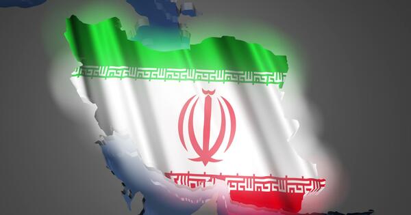 عکس نقشه ایران پرچم