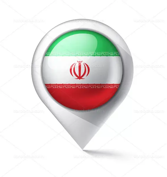 عکس نقشه ایران با پرچم ایران