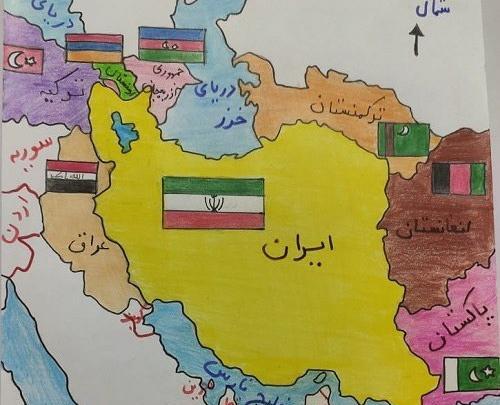 عکس نقشه ی ایران برای پروفایل