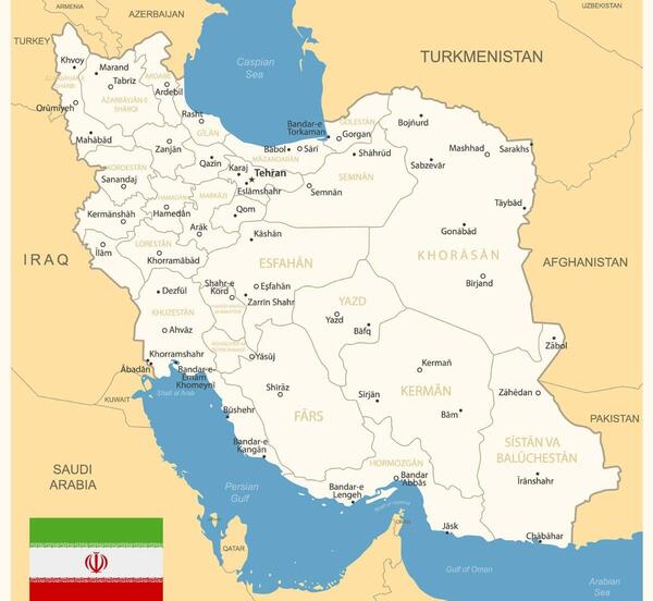 دانلود عکس نقشه ی ایران با کیفیت بالا