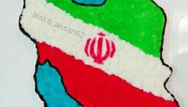 عکس نقشه ایران ساده نقاشی