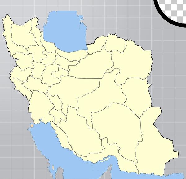 عکس نقشه ایران به صورت نقاشی