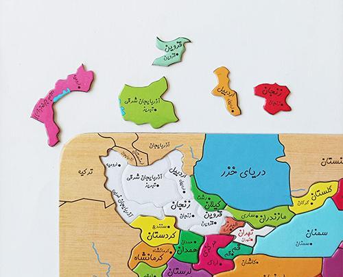 عکس نقشه ایران به صورت نقاشی