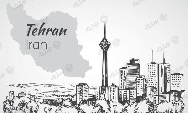 عکس از نقشه ایران نقاشی