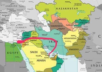 عکس نقشه ایران با همسایگان