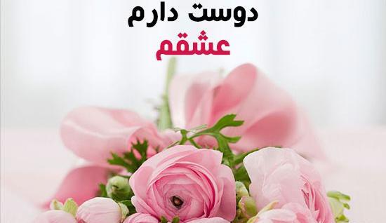 عکس نوشته های گل رز قرمز