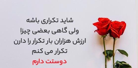 عکس نوشته روی گل رز