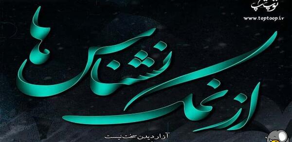 عکس نوشته در مورد آدم های نمک نشناس