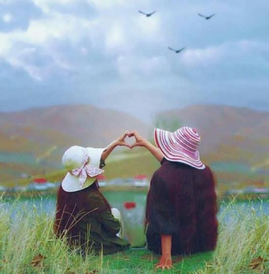عکس دونفره دوستانه فانتزی