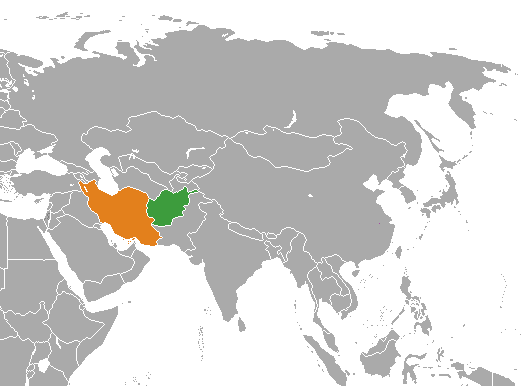 عکس نقشه افغانستان و ایران