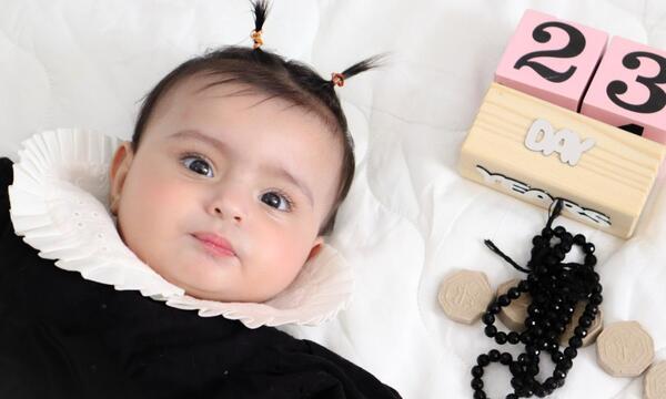 عکس هفت ماهگی نوزاد پسر