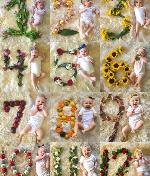 عکس های هفت ماهگی نوزاد