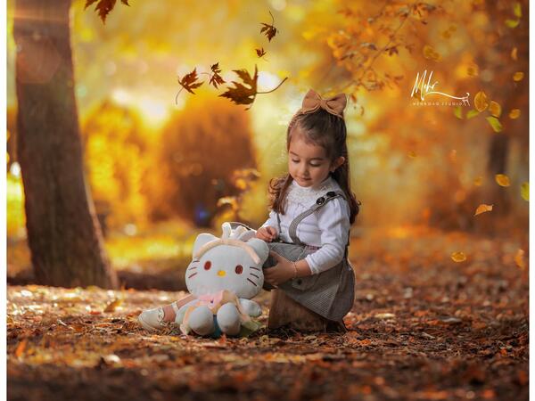 عکس نوزاد در فضای باز