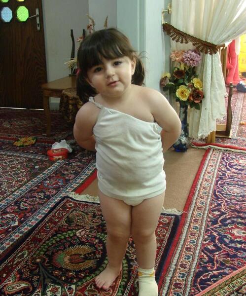 عکس نوزاد تپل دختر