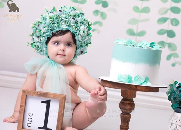 عکس نوزاد برای روی کیک