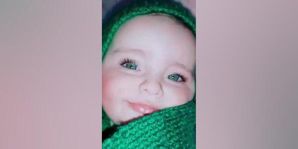 عکس بچه نوزاد چشم سبز