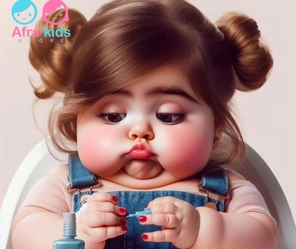 عکس نوزاد دختر تپلی