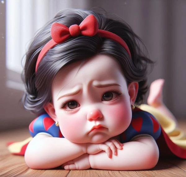 عکس نوزاد دختر از پشت