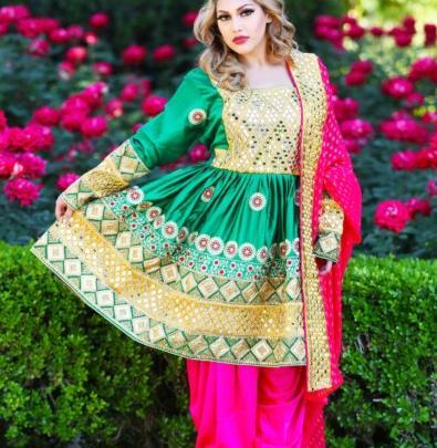 عکس های لباس عروسی افغانی
