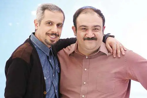 عکس پشت صحنه در حاشیه جواد رضویان