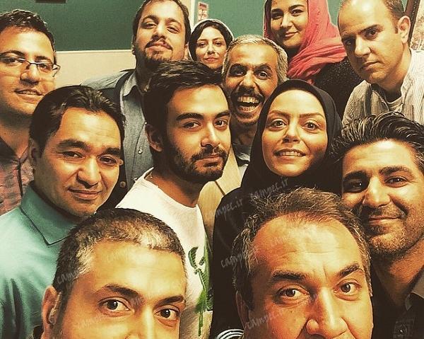 عکس پشت صحنه در حاشیه 1 کامل