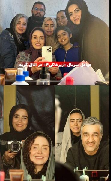 عکس پشت صحنه سریال زیرخاکی ۴
