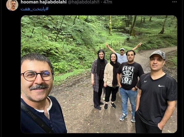 عکس پشت صحنه پایتخت ۷