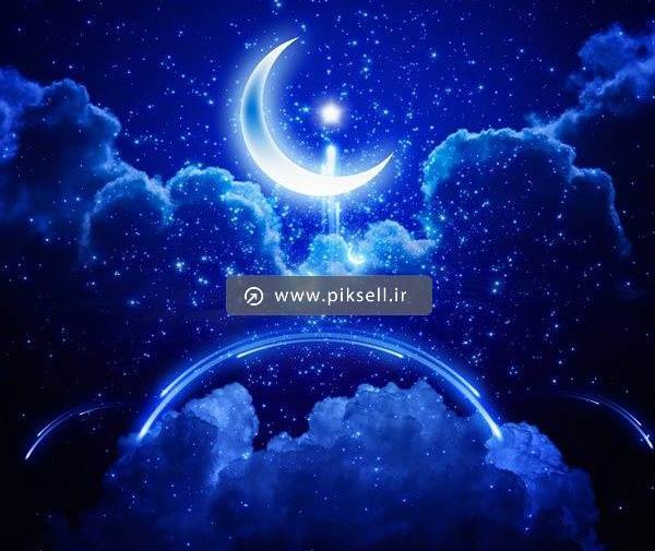 عکس های زیبا از ماه و ستاره