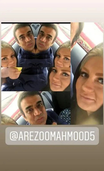 عکس پشت صحنه باغ مظفر رادش