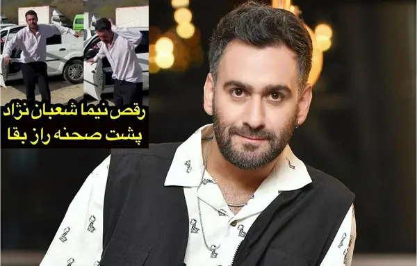 عکس پشت صحنه خندوانه نیما شعبان نژاد