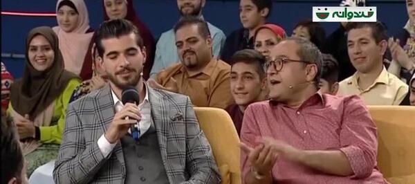 عکس پشت صحنه خندوانه با حضور سعید عزت اللهی