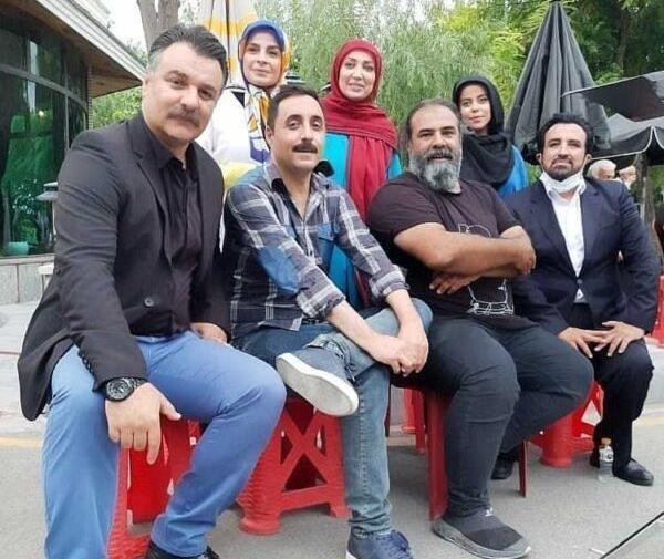 عکس پشت صحنه خنده دار سریال دودکش