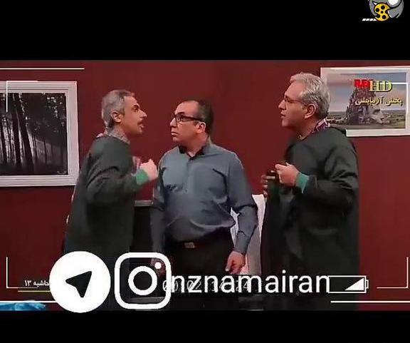 عکس پشت صحنه در حاشیه ۱ بستنی خوردن جواد رضویان