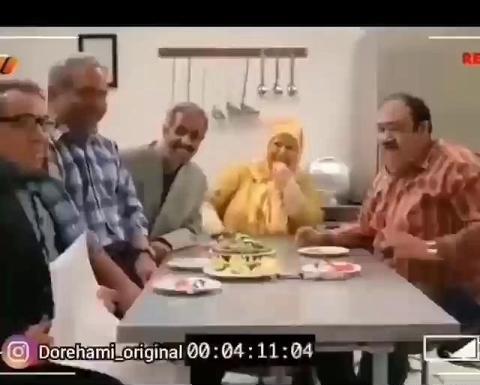 عکس پشت صحنه در حاشیه ۱ بستنی خوردن جواد رضویان