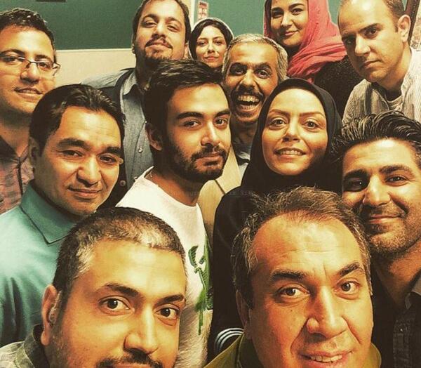 عکس پشت صحنه در حاشیه ۲ وکیلم