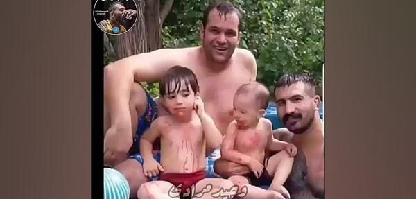 عکس طوفان بچه وحید مرادی