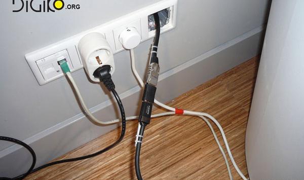 عکس پشت صحنه در حاشیه ۲ کابل hdmi