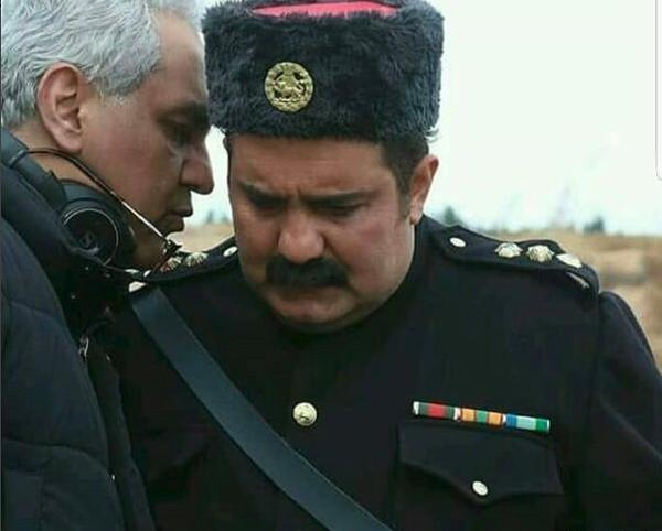 عکس پشت صحنه دراکولا مهران مدیری