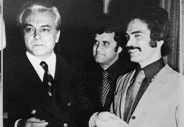 عکس پشت صحنه دوبله منوچهر اسماعیلی