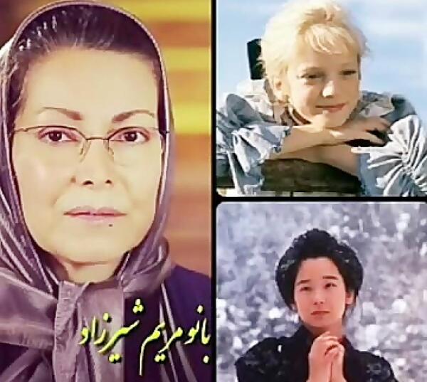 عکس پشت صحنه دوبله مریم شیرزاد