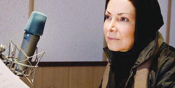 عکس پشت صحنه دوبله مریم شیرزاد