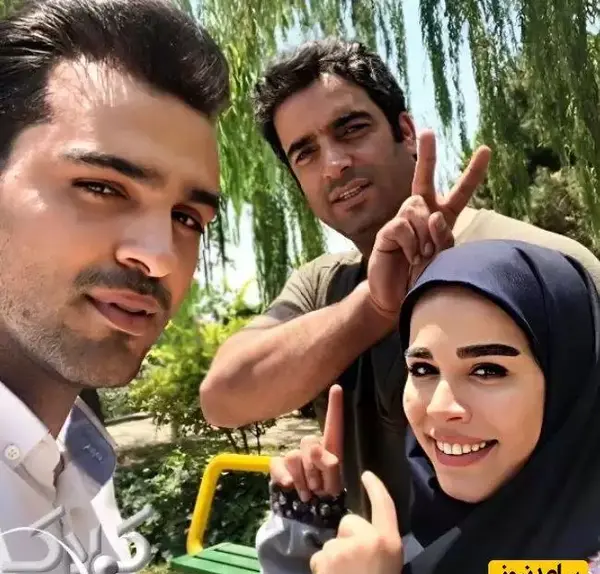 عکس پشت صحنه سریال دلدادگان